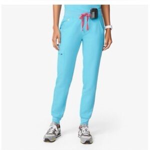 Figs Women’s XS Regular Neon Blue Zamora - Jogger Scrub Pants